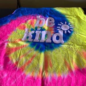 Two XL Be Kind tie dye tank tops